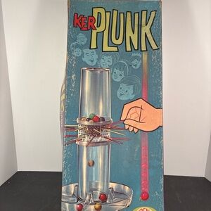 Vintage 1967 Ideal Ker-Plunk Game Complete